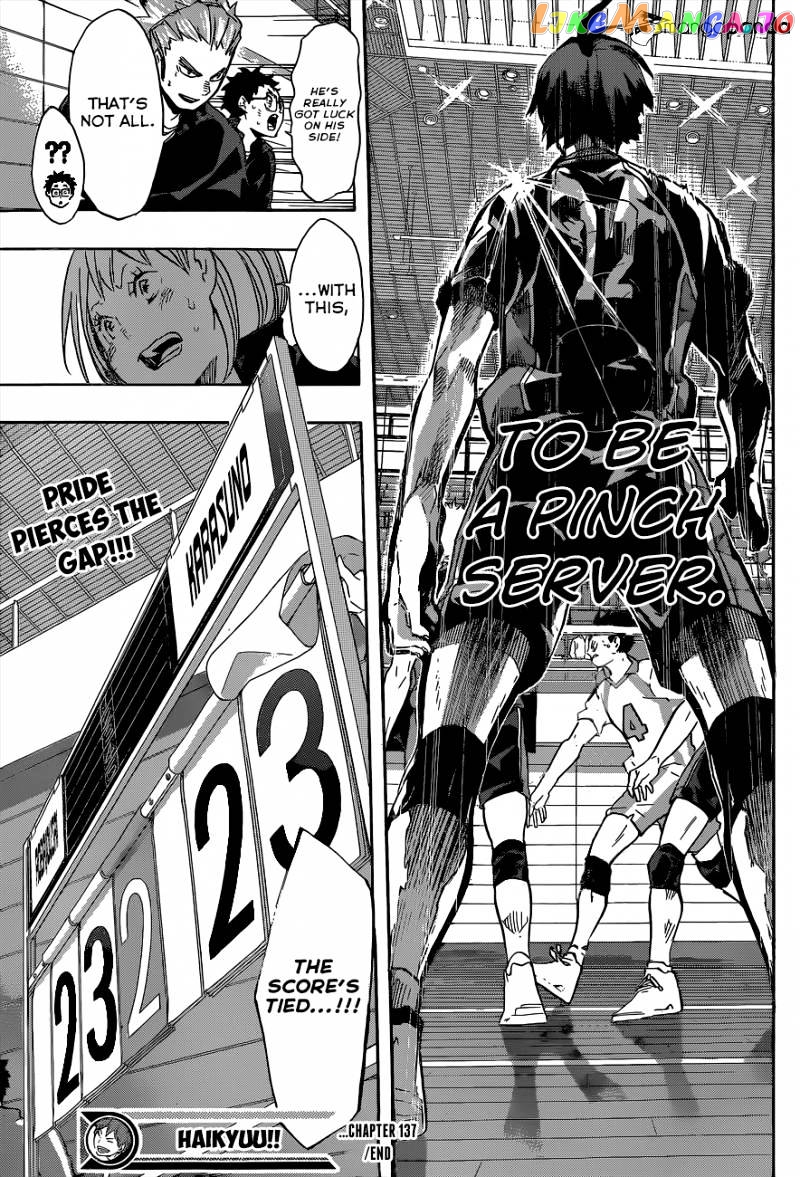 Haikyuu!!, Chapter 137 image 18